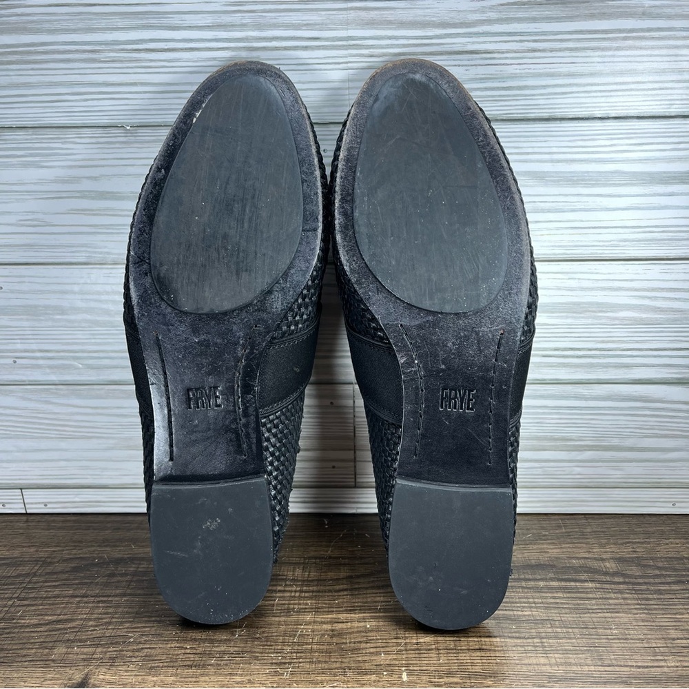 Frye Terri Woven Gore Mule Women’s Black Shoes - Women’s Size‎ 8 (M) - Picture 8 of 9